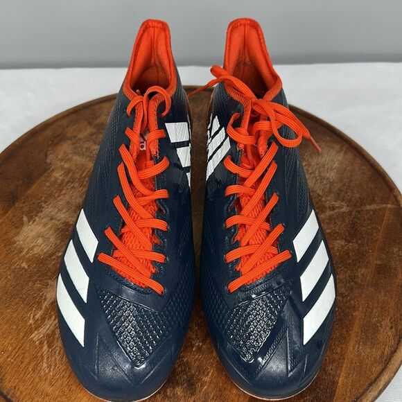Adidas Shoes Mens 12 Adizero 5 Star 6.0 Cleats Blue Orange Soccer Sports main image 4